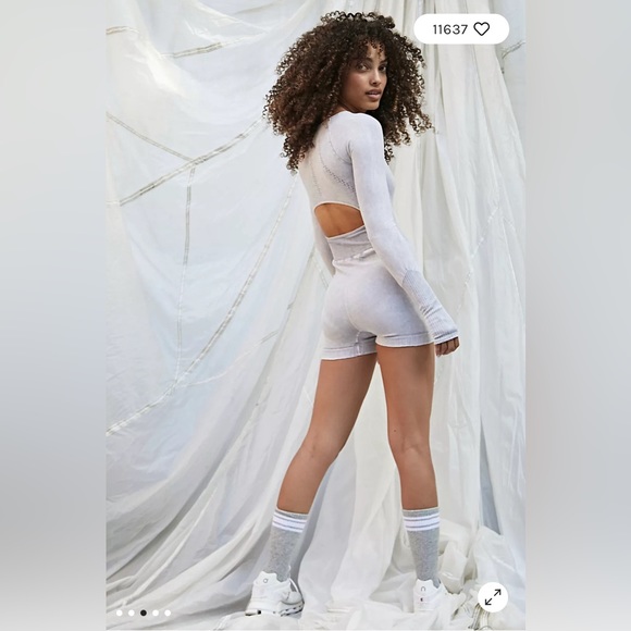 NWOT Free People Good Karma Long Sleeve Runsie - Picture 3 of 7